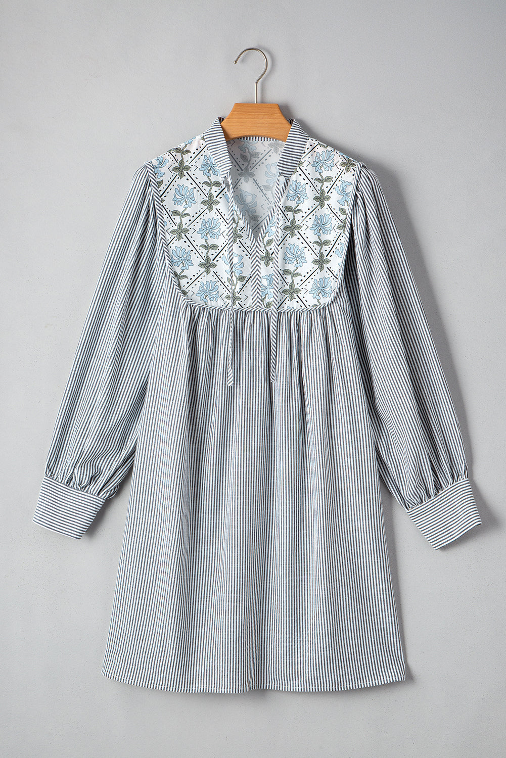 Black Stripe Floral Dress December.