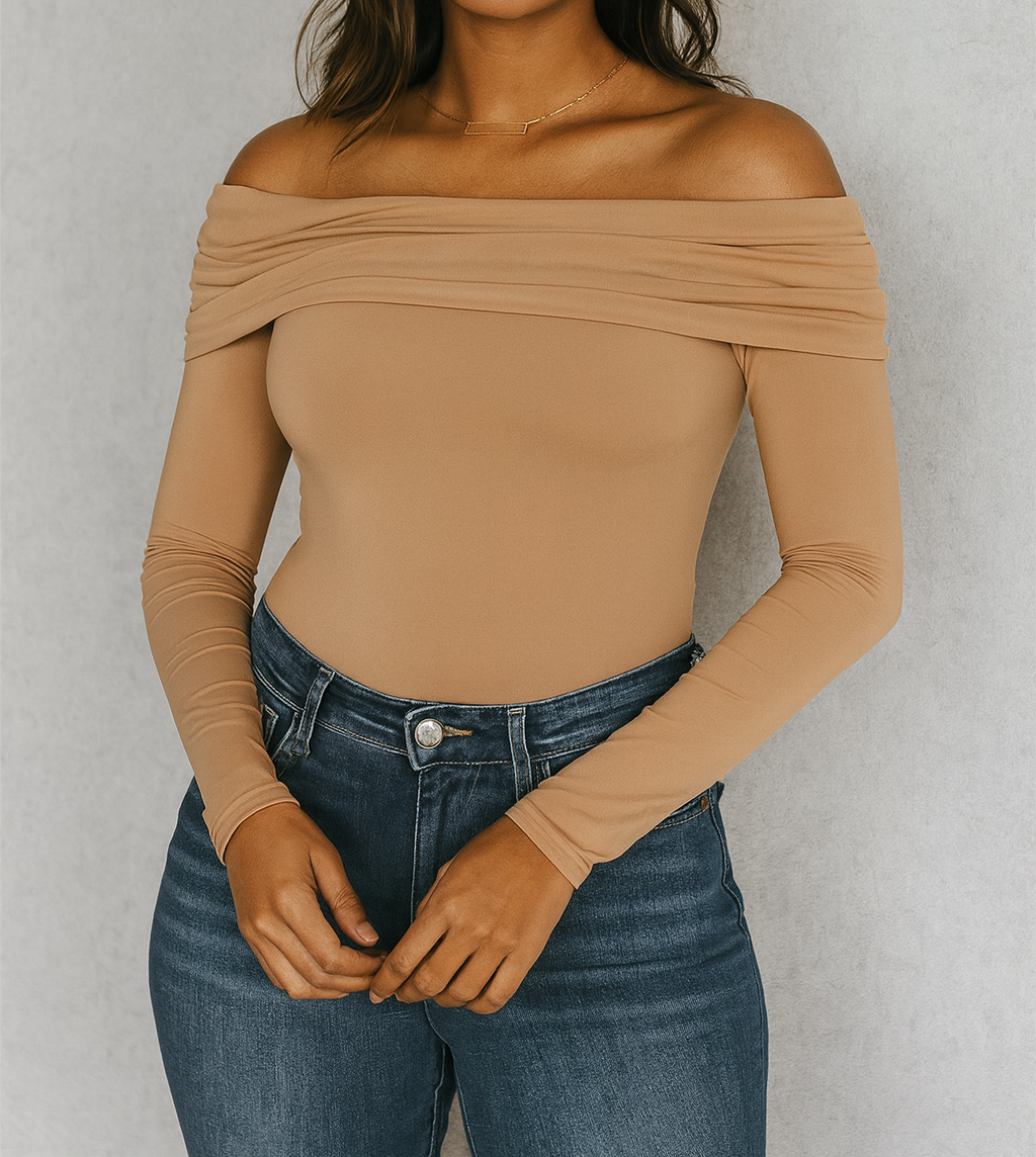 Foldover Off Shoulder Top December.