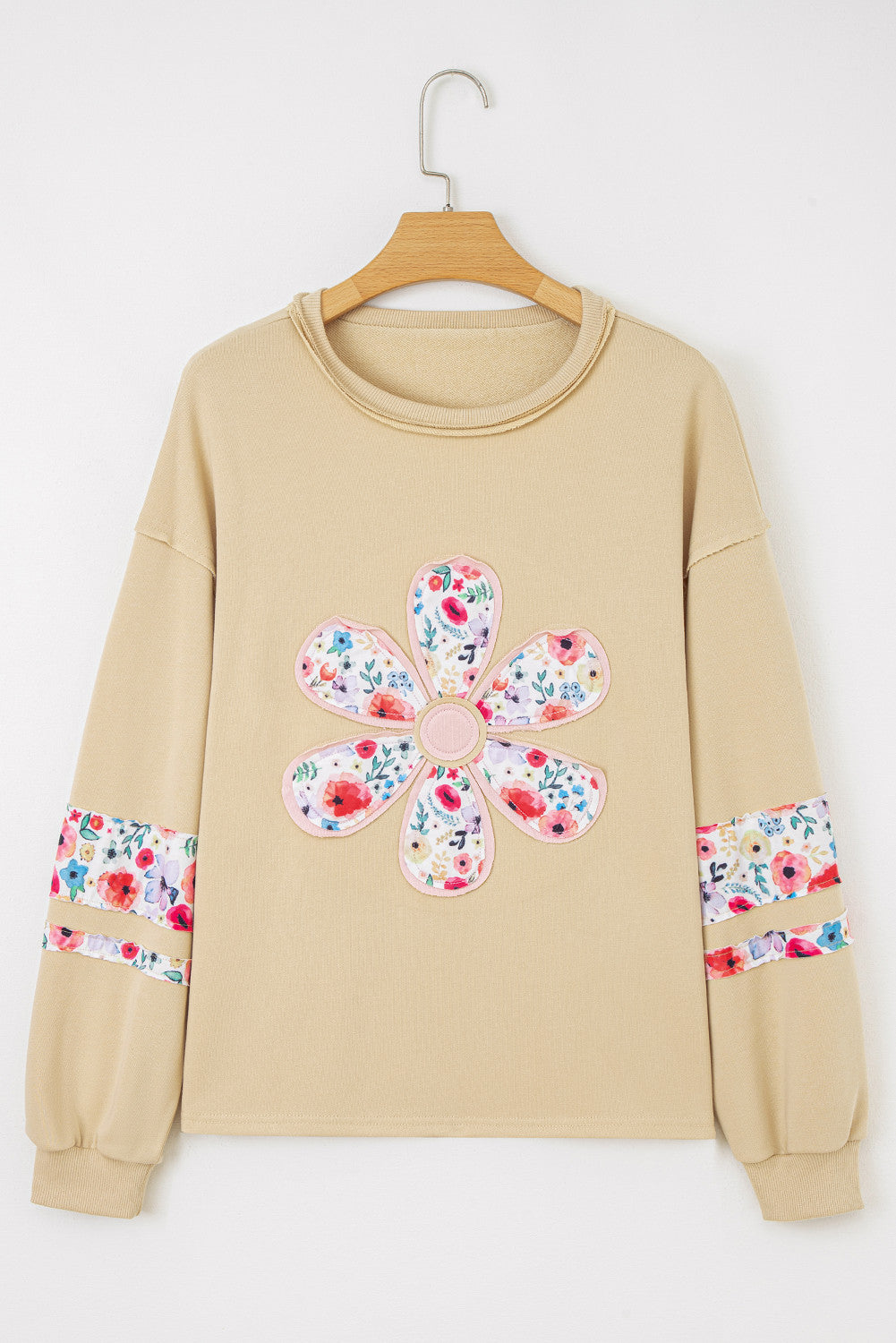 Floral Applique Baggy Top *THREE COLORS* December.