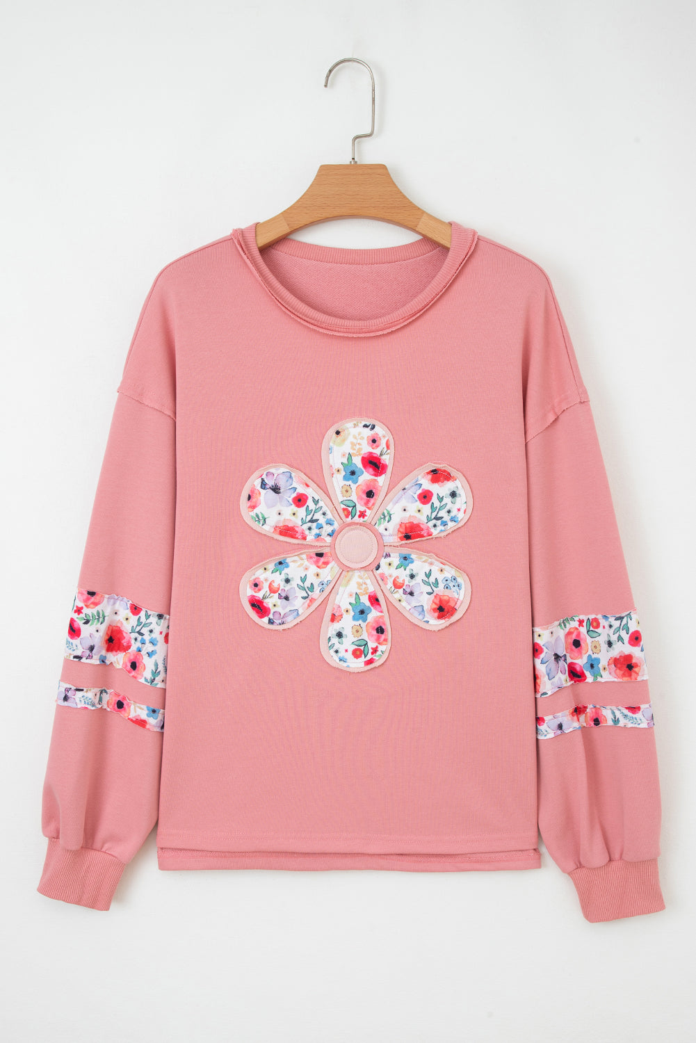 Floral Applique Baggy Top *THREE COLORS* December.